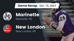 Recap: Marinette  vs. New London  2021