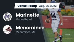 Recap: Marinette  vs. Menominee  2022