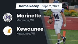 Recap: Marinette  vs. Kewaunee  2022