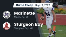 Recap: Marinette  vs. Sturgeon Bay  2022
