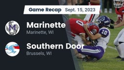 Recap: Marinette  vs. Southern Door  2023