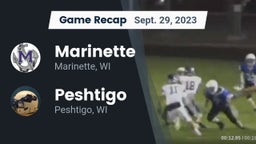 Recap: Marinette  vs. Peshtigo  2023