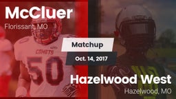 Matchup: McCluer  vs. Hazelwood West  2017