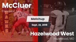 Matchup: McCluer  vs. Hazelwood West  2018