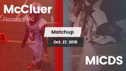 Matchup: McCluer  vs. MICDS 2018