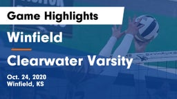 Winfield  vs Clearwater Varsity Game Highlights - Oct. 24, 2020