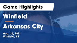 Winfield  vs Arkansas City  Game Highlights - Aug. 28, 2021