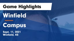 Winfield  vs Campus  Game Highlights - Sept. 11, 2021