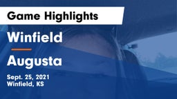 Winfield  vs Augusta  Game Highlights - Sept. 25, 2021