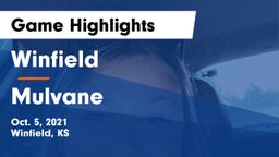 Winfield  vs Mulvane  Game Highlights - Oct. 5, 2021