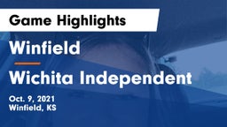 Winfield  vs Wichita Independent  Game Highlights - Oct. 9, 2021