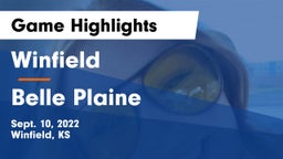 Winfield  vs Belle Plaine  Game Highlights - Sept. 10, 2022
