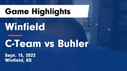 Winfield  vs C-Team vs Buhler Game Highlights - Sept. 15, 2022