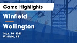 Winfield  vs Wellington  Game Highlights - Sept. 20, 2022