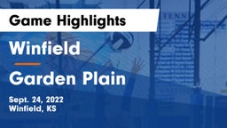Winfield  vs Garden Plain  Game Highlights - Sept. 24, 2022