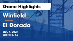Winfield  vs El Dorado  Game Highlights - Oct. 4, 2022