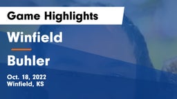 Winfield  vs Buhler  Game Highlights - Oct. 18, 2022