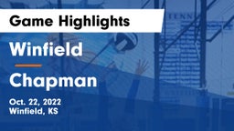 Winfield  vs Chapman  Game Highlights - Oct. 22, 2022
