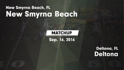 Matchup: New Smyrna Beach vs. Deltona  2016