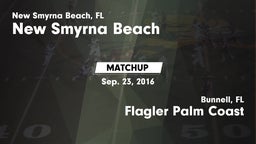 Matchup: New Smyrna Beach vs. Flagler Palm Coast  2016