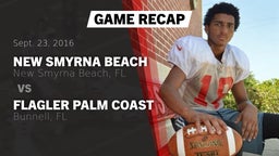 Recap: New Smyrna Beach  vs. Flagler Palm Coast  2016