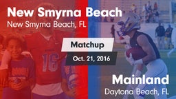 Matchup: New Smyrna Beach vs. Mainland  2016