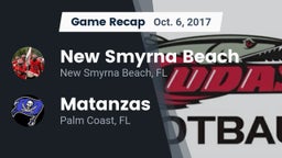Recap: New Smyrna Beach  vs. Matanzas  2017