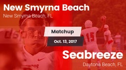Matchup: New Smyrna Beach vs. Seabreeze  2017