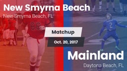Matchup: New Smyrna Beach vs. Mainland  2017