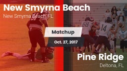 Matchup: New Smyrna Beach vs. Pine Ridge  2017