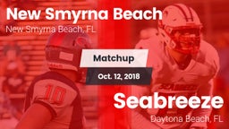 Matchup: New Smyrna Beach vs. Seabreeze  2018