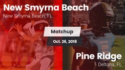 Matchup: New Smyrna Beach vs. Pine Ridge  2018