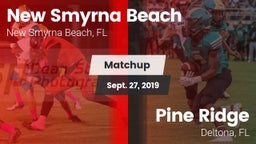 Matchup: New Smyrna Beach vs. Pine Ridge  2019