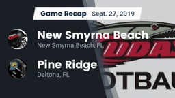 Recap: New Smyrna Beach  vs. Pine Ridge  2019