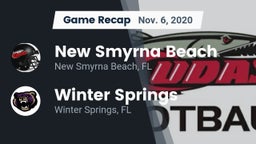 Recap: New Smyrna Beach  vs. Winter Springs  2020