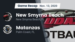 Recap: New Smyrna Beach  vs. Matanzas  2020