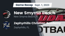 Recap: New Smyrna Beach  vs. Zephyrhills Christian Academy  2023