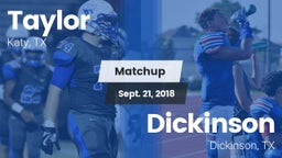 Matchup: Taylor  vs. Dickinson  2018