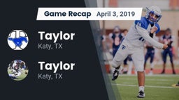 Recap: Taylor  vs. Taylor  2019