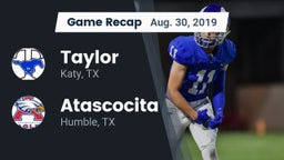 Recap: Taylor  vs. Atascocita  2019