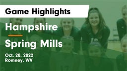 Hampshire  vs Spring Mills  Game Highlights - Oct. 20, 2022