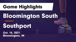 Bloomington South  vs Southport  Game Highlights - Oct. 14, 2021