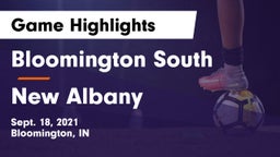 Bloomington South  vs New Albany  Game Highlights - Sept. 18, 2021