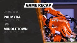 Recap: Palmyra  vs. Middletown  2016