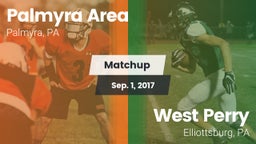 Matchup: Palmyra Area High vs. West Perry  2017