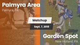 Matchup: Palmyra Area High vs. Garden Spot  2018