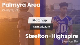 Matchup: Palmyra Area High vs. Steelton-Highspire  2018