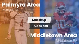 Matchup: Palmyra Area High vs. Middletown Area  2018