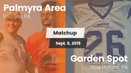 Matchup: Palmyra Area High vs. Garden Spot  2019