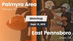 Matchup: Palmyra Area High vs. East Pennsboro  2019